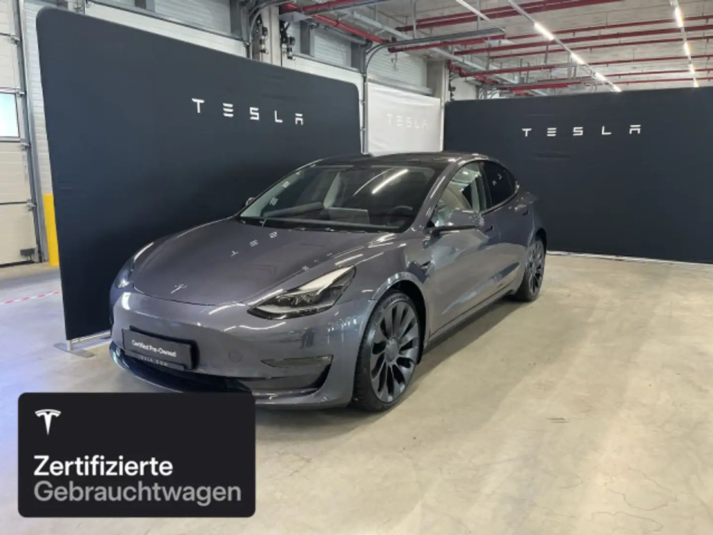 Tesla Model 3 Performance Silber - 1