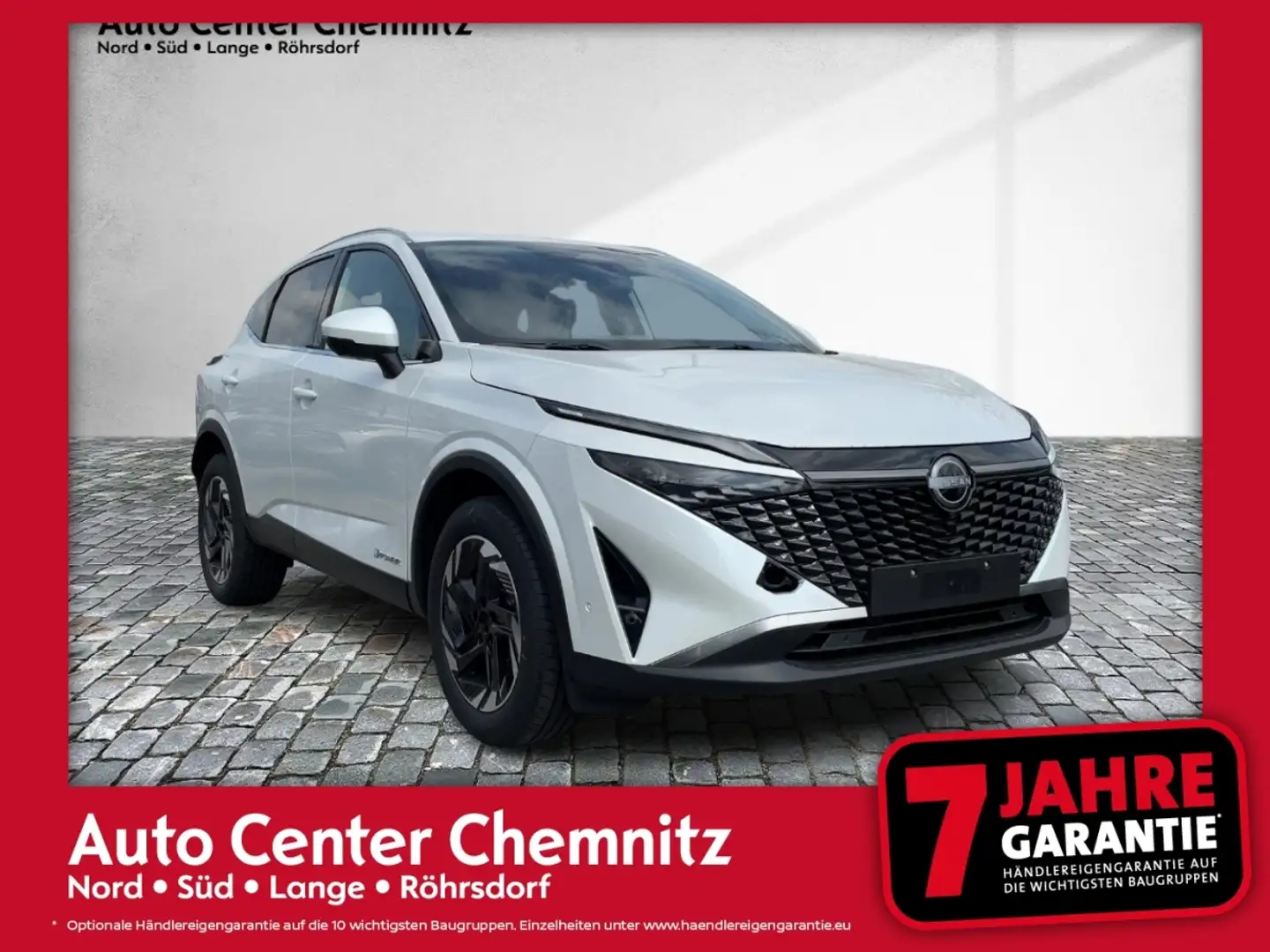 Nissan Qashqai 1.5 VC-T PDC/Verkehrszeichener./CarPlay Bianco - 1