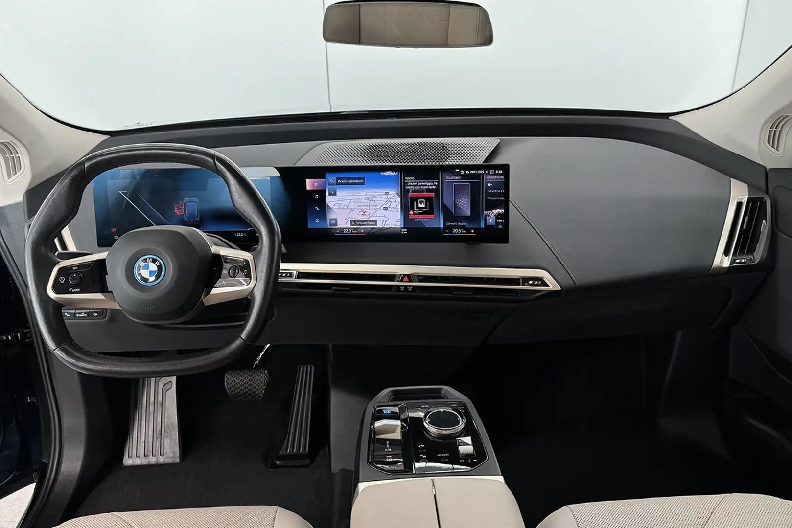 BMW iX iX xdrive40 Modrá - 2