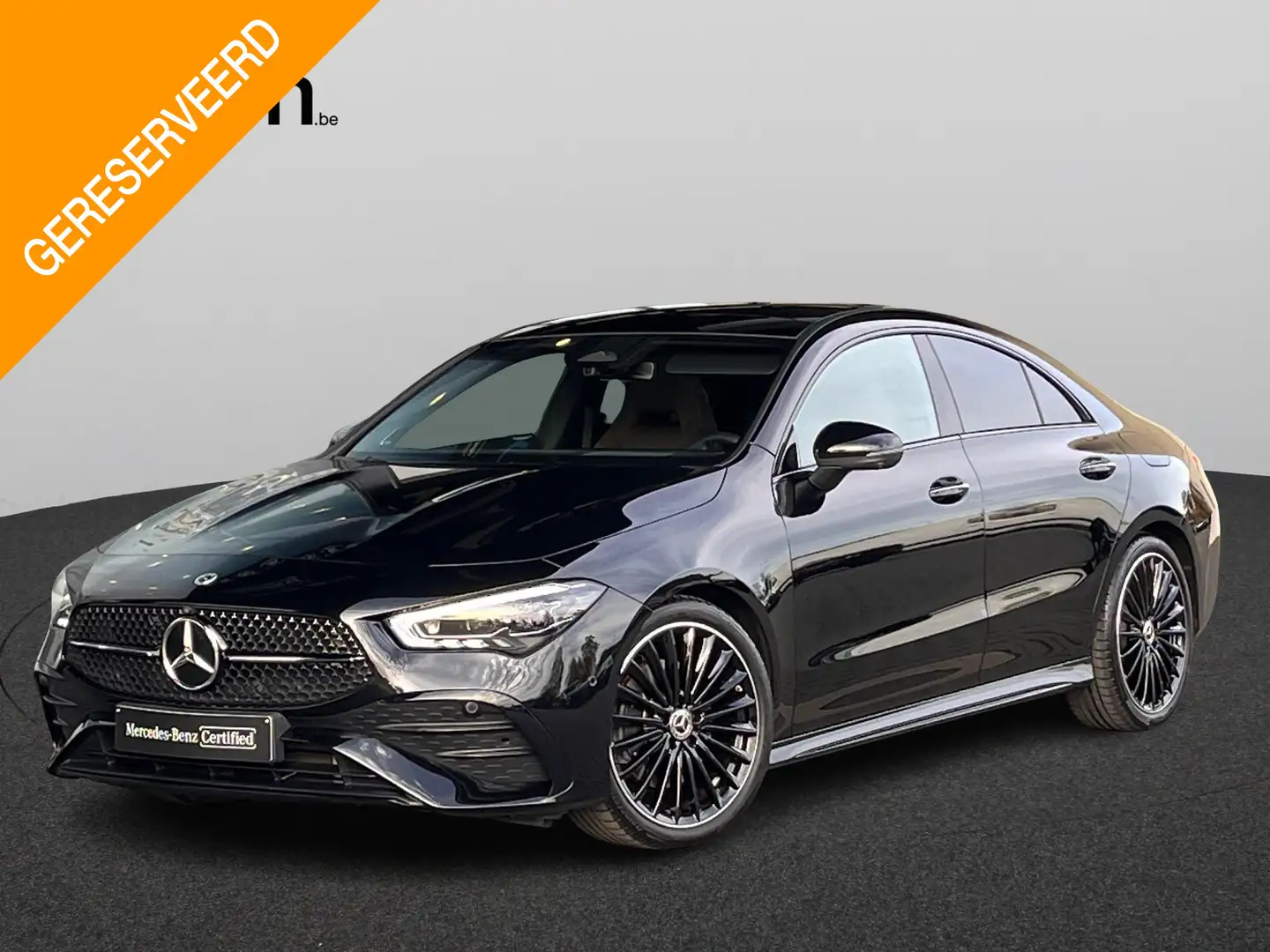 Mercedes-Benz CLA 220 d AMG/Pano/Full option Zwart - 1