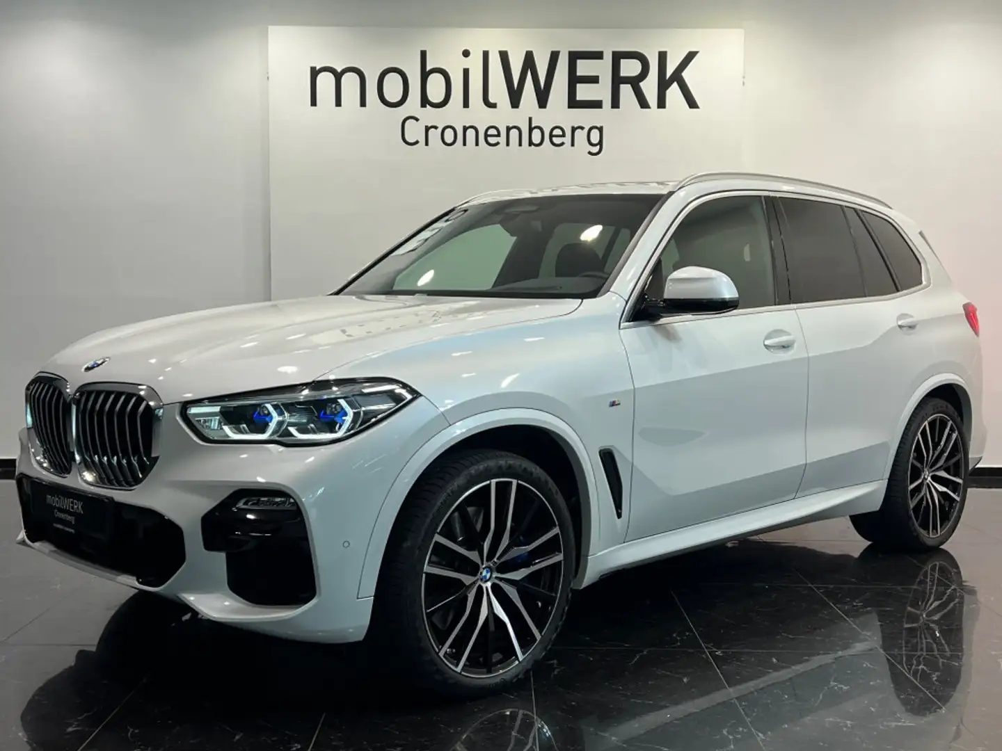 BMW X5 40d M-Sport HuD PANO AHK Standh Laser 22 Zoll Blanc - 1
