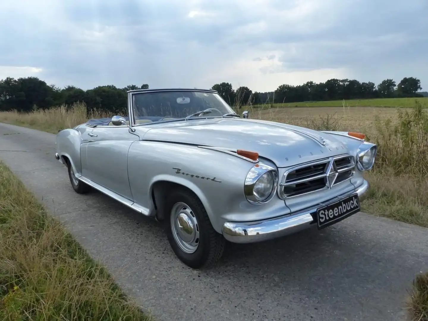 Borgward Isabella TS -äußerst seltenes Borgward-Cabriolet Argent - 2