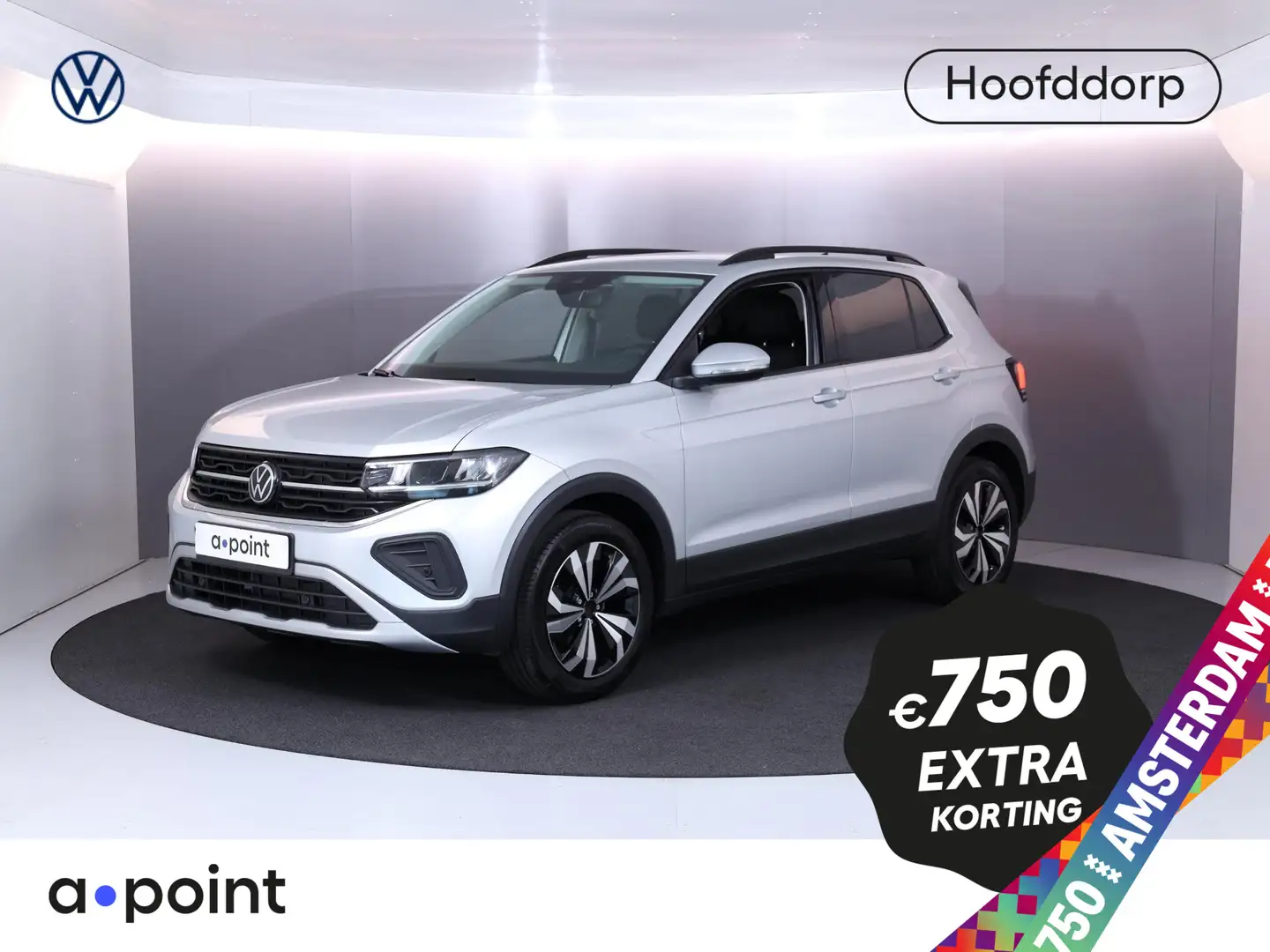 Volkswagen T-Cross Life Edition 1.0 70 kW / 95 pk TSI SUV 5 versn. Ha Grijs - 1