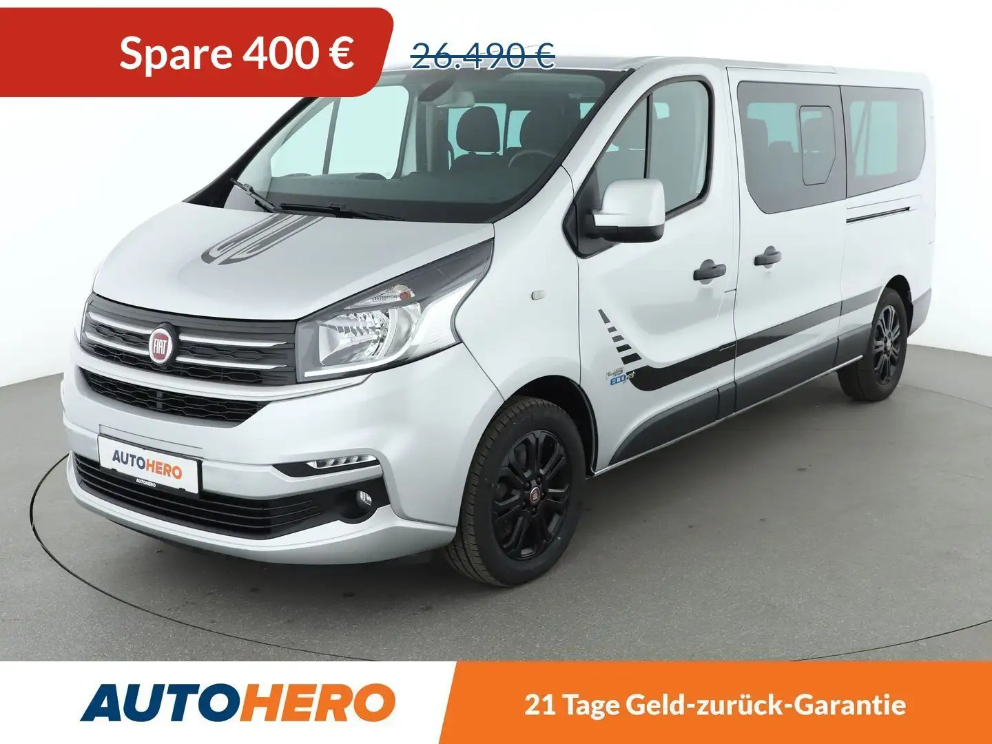 Fiat Talento 2.0 TwinTurbo Diesel Ecojet L2H1 1,2t Family*NAVI* Argintiu - 1