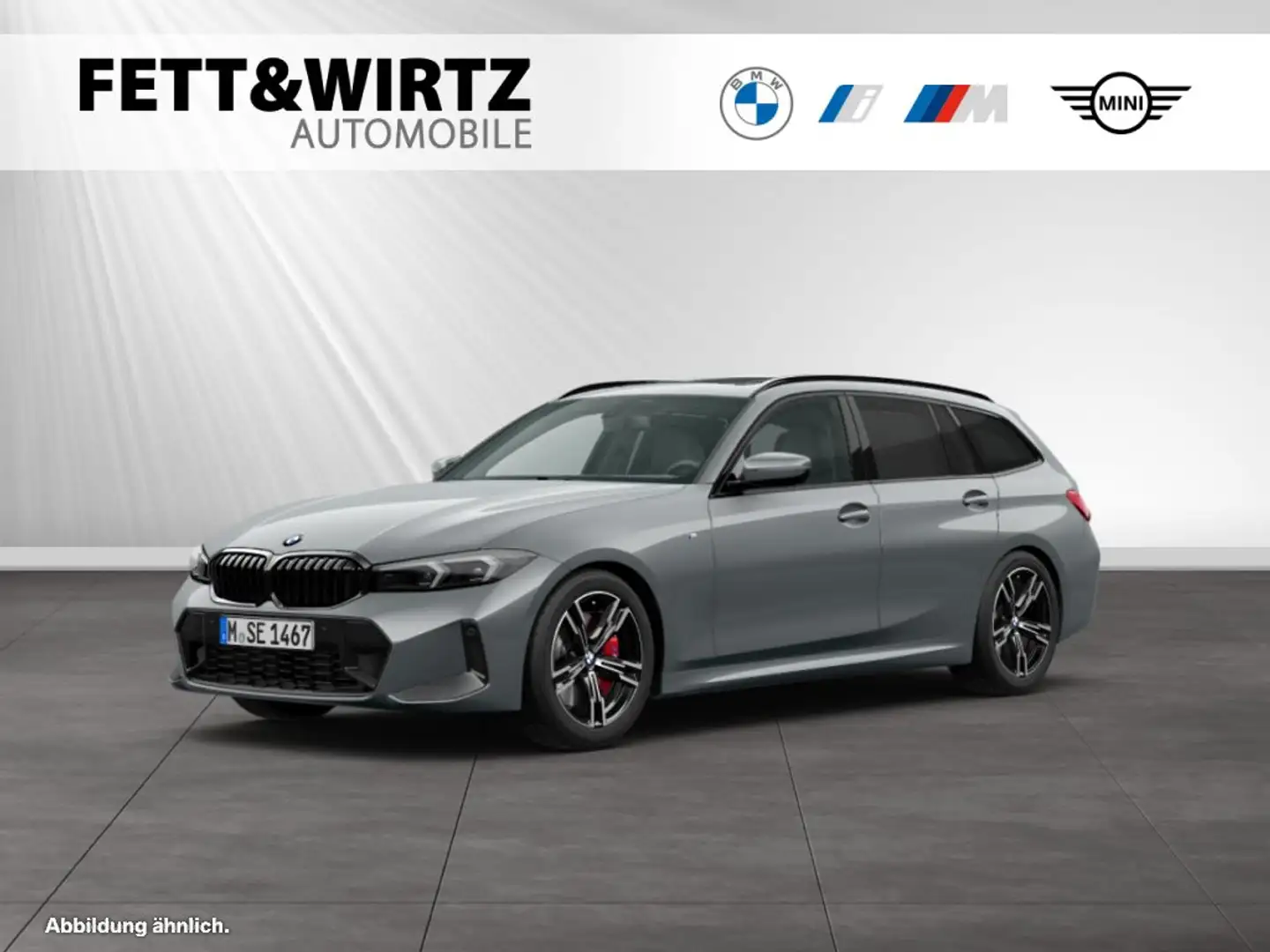 BMW 320 i Touring M Sport Pro|Panorama|HiFi|LC+ Grigio - 1