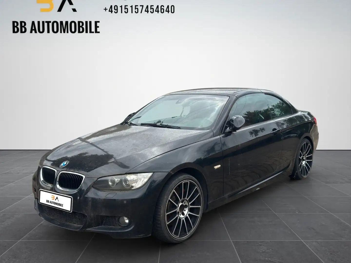 BMW 335 Cabrio 335i M SPORT PAKET AUTO.M LEDER/ROT Black - 1
