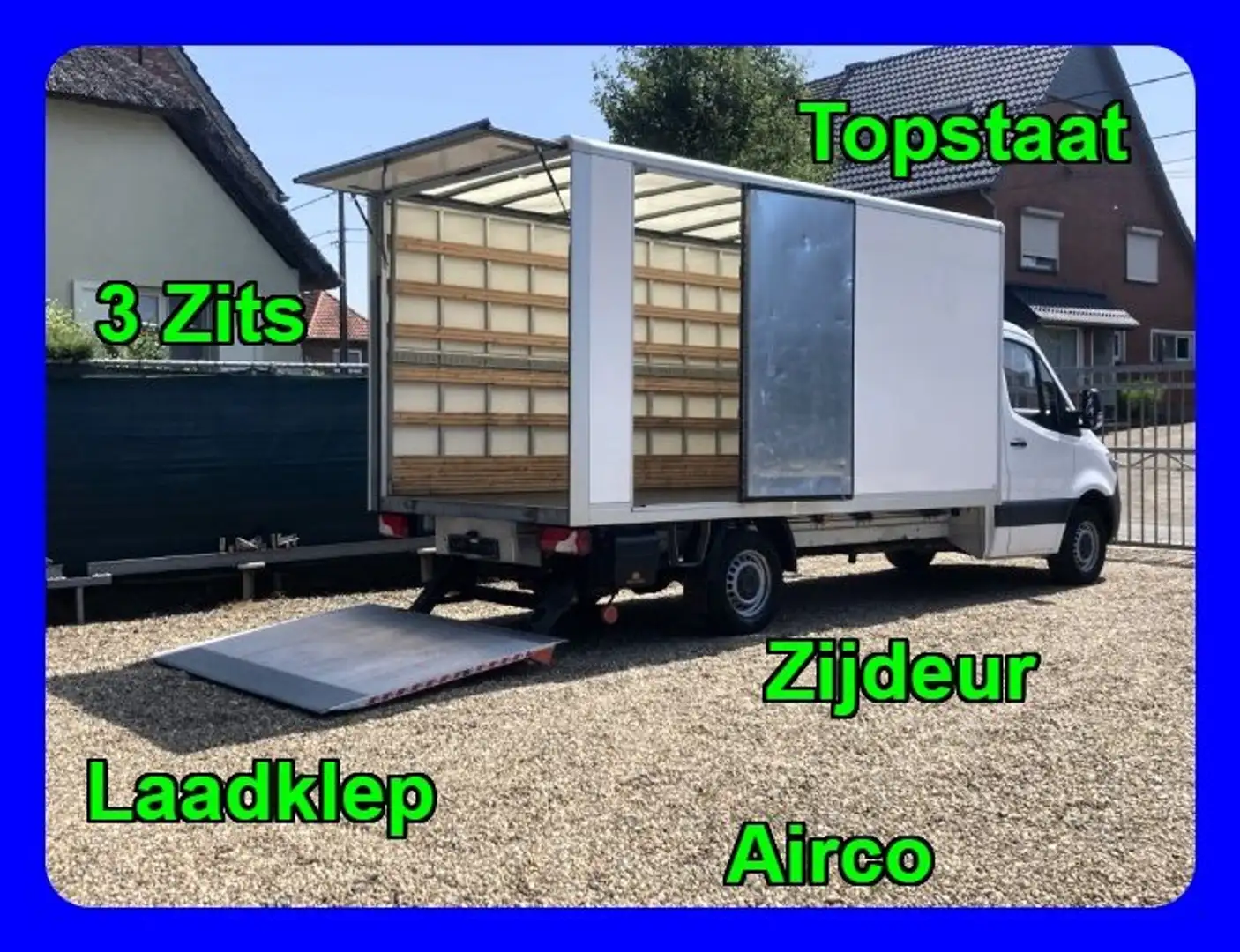 Mercedes-Benz Sprinter 315 35.750€ +BTW / Laadklep + Zijdeur /  3 Zits Blanc - 1