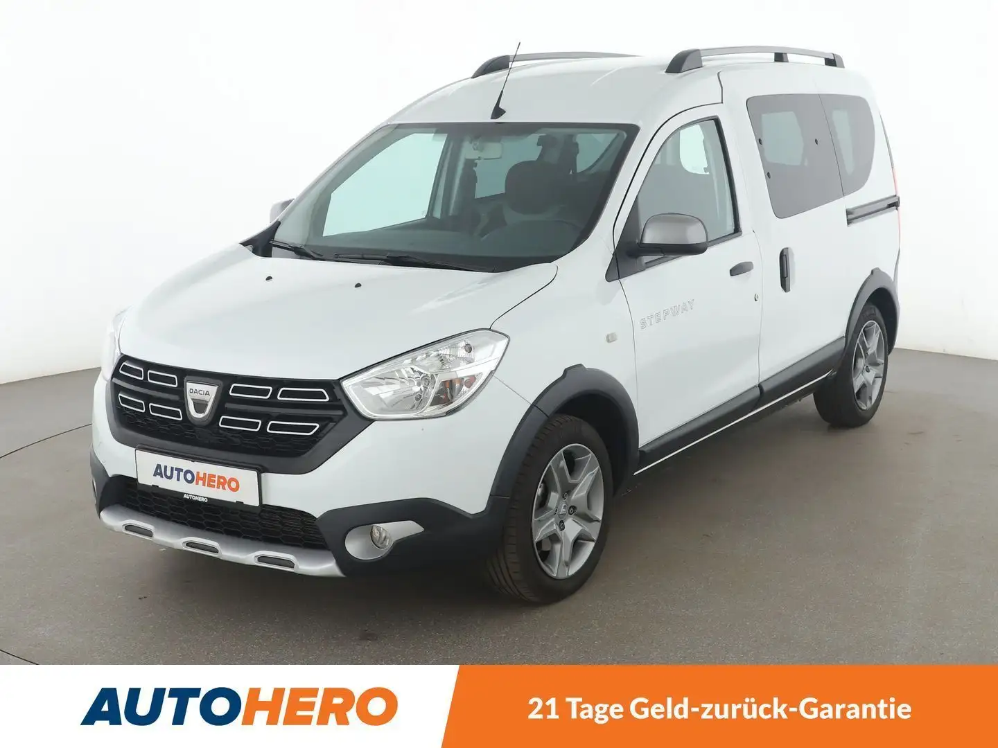 Dacia Dokker 1.5 Blue dCi Stepway Plus*NAVI*CAM*PDC*SHZ*KLIMA* Weiß - 1