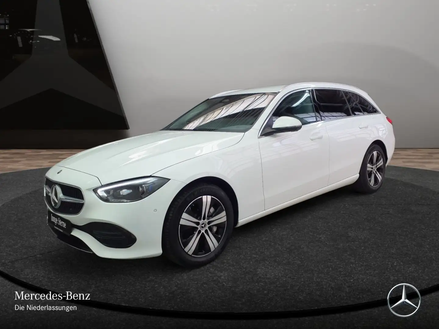 Mercedes-Benz C 300 e T AVANTG+360+TOTW+KEYLESS+9G Weiß - 2