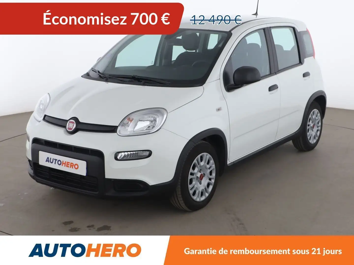 Fiat Panda 1.0 Hybride BSG Panda Blanc - 1