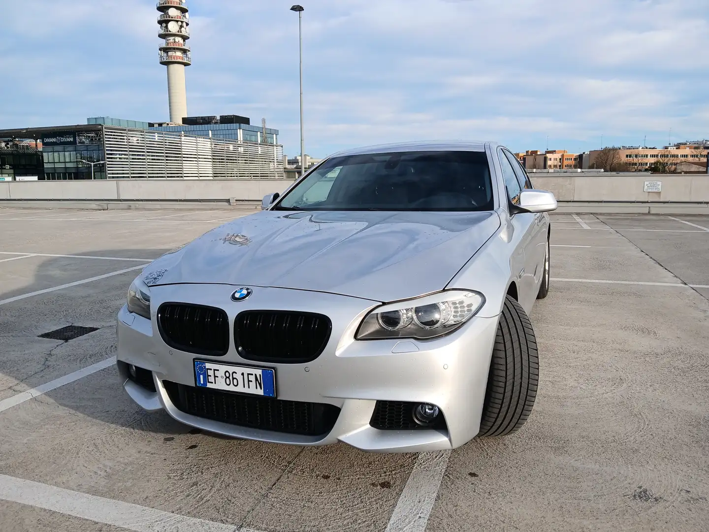 BMW 530 Serie 5 F10 Berlina 530d Msport Argento - 1
