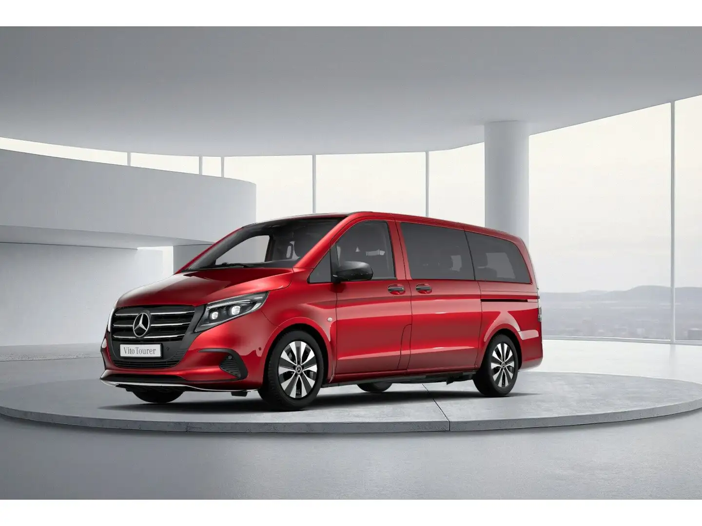 Mercedes-Benz Vito 116 CDI Kombi 4x4 SELECT Lang AHK 2,5t 8Sitze Rot - 1