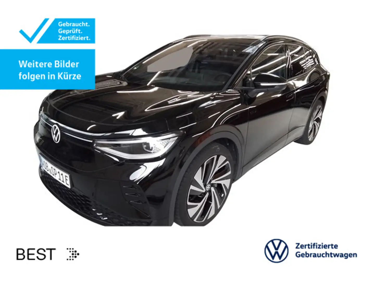 Volkswagen ID.4 GTX 4M*PANO*AHK*KAMERA*WÄRMEPUMPE*SPORTPAKE Schwarz - 1