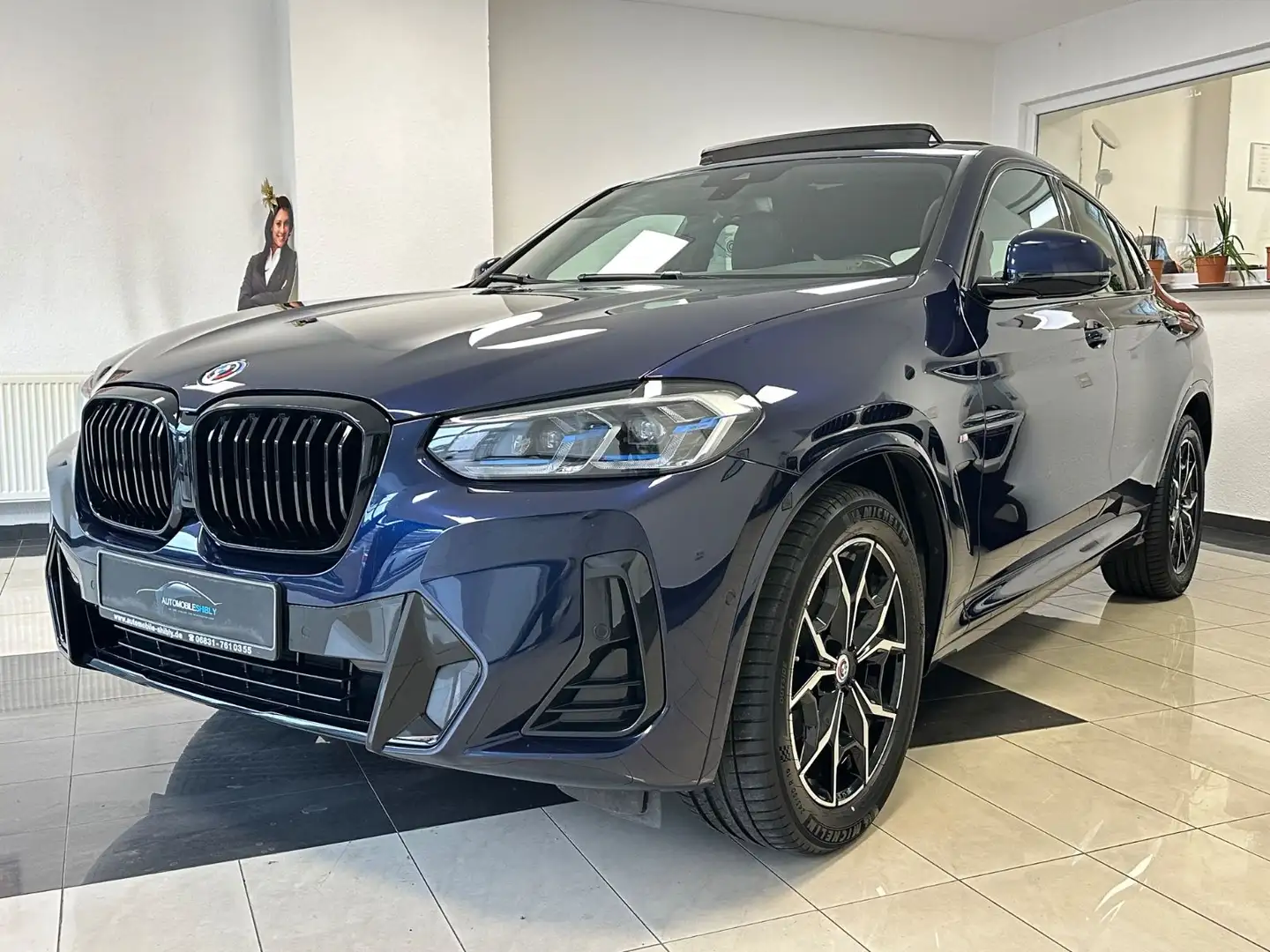 BMW X4 xDrive 20d M Sport, Leder PANORAMA Bleu - 1