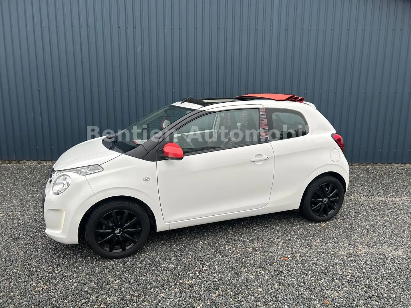 Citroen C1 Airscape Feel Edition,Klima,USB,BT,el.Dach Weiß - 1