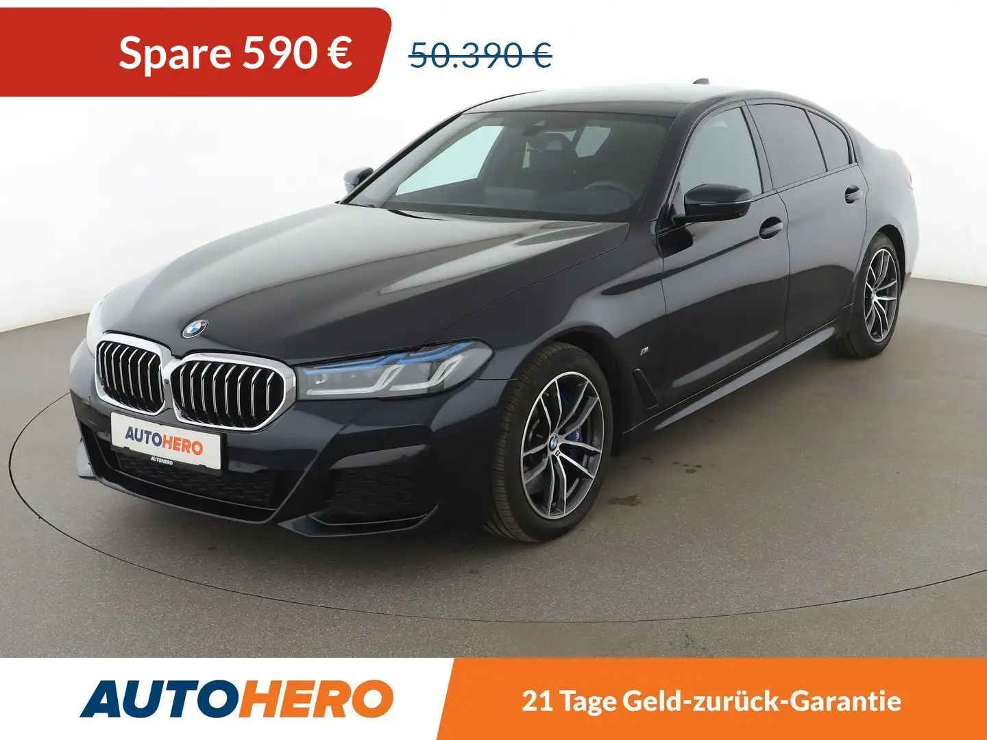 BMW 540 540d xDrive M Sport Aut.*NAVI*LASER*TEMPO* Noir - 1