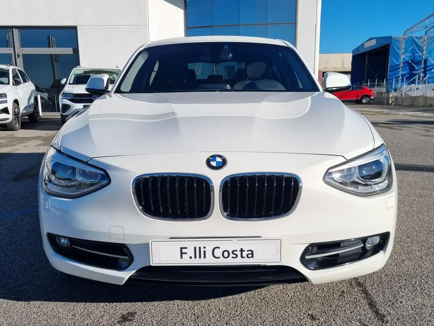 BMW 120 Serie 1 120d Sport Bianco - 1