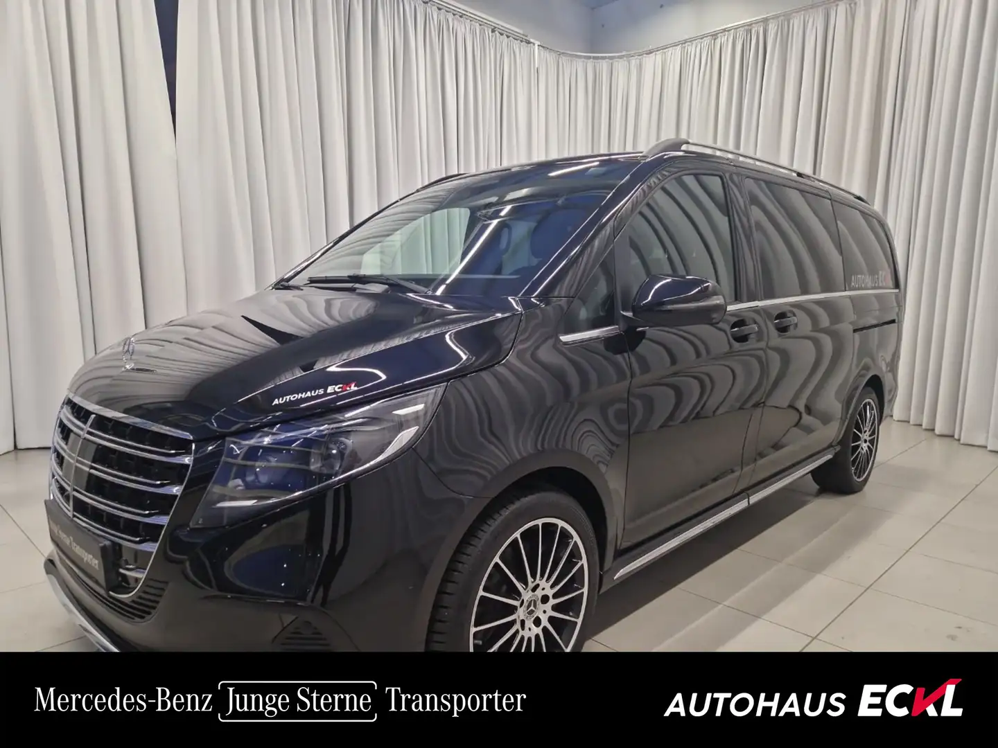 Mercedes-Benz V 300 d 4MATIC EXCLUSIVE Lang Winterp. AHK SpurW Schwarz - 1