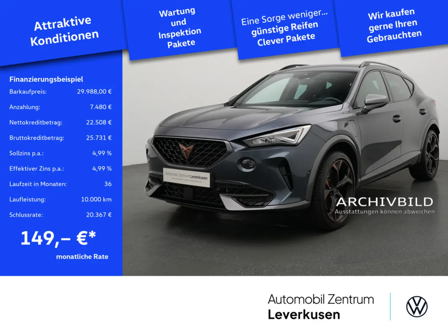 CUPRA Formentor VZ MEMORY DCC CARPLAY SHZ KEYLESS Schwarz - 1