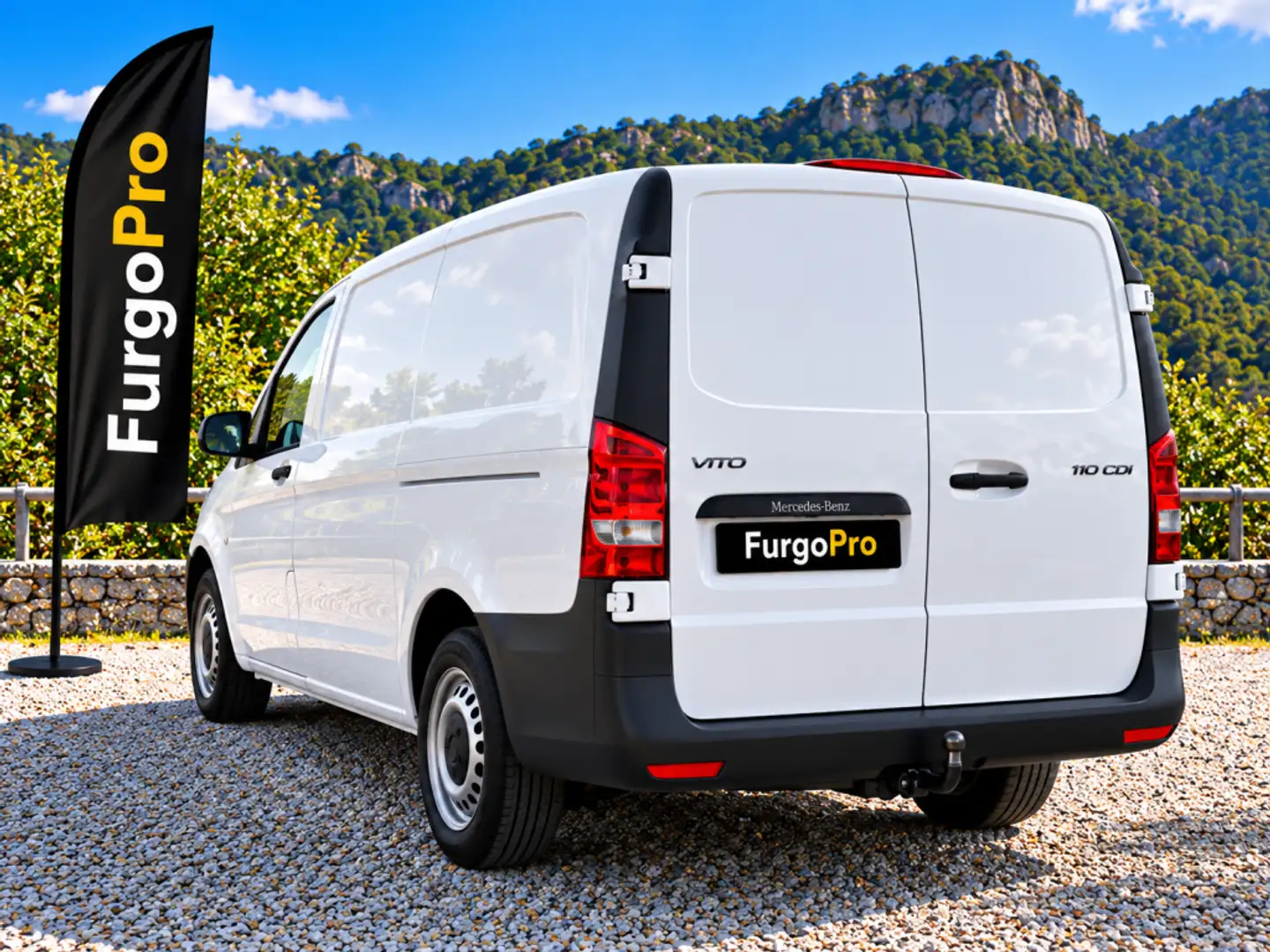 Mercedes-Benz Vito Furgón 110CDI Pro Larga Blanco - 2