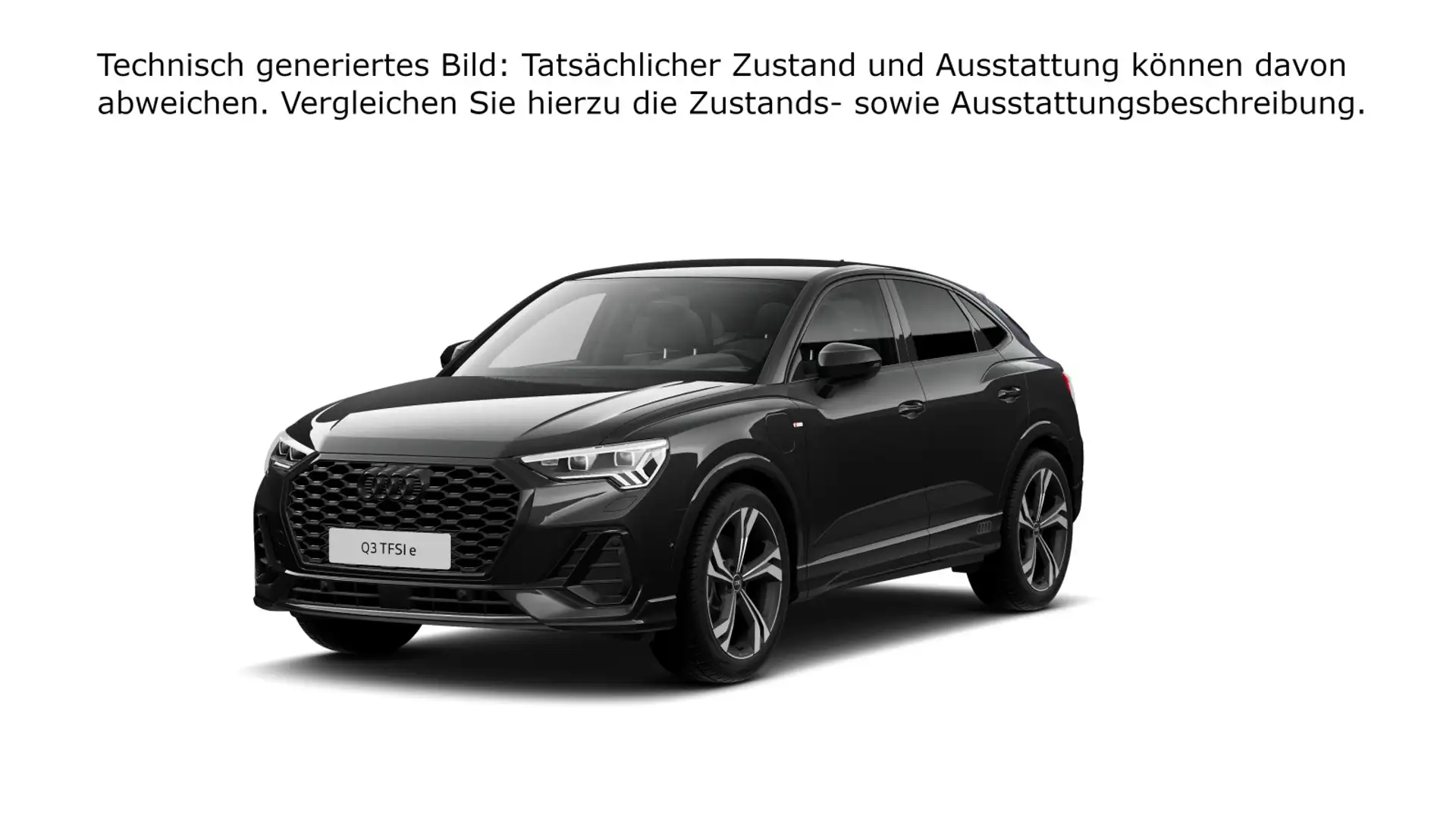 Audi Q3 45 TFSIe Sportback S tronic S line Nero - 2