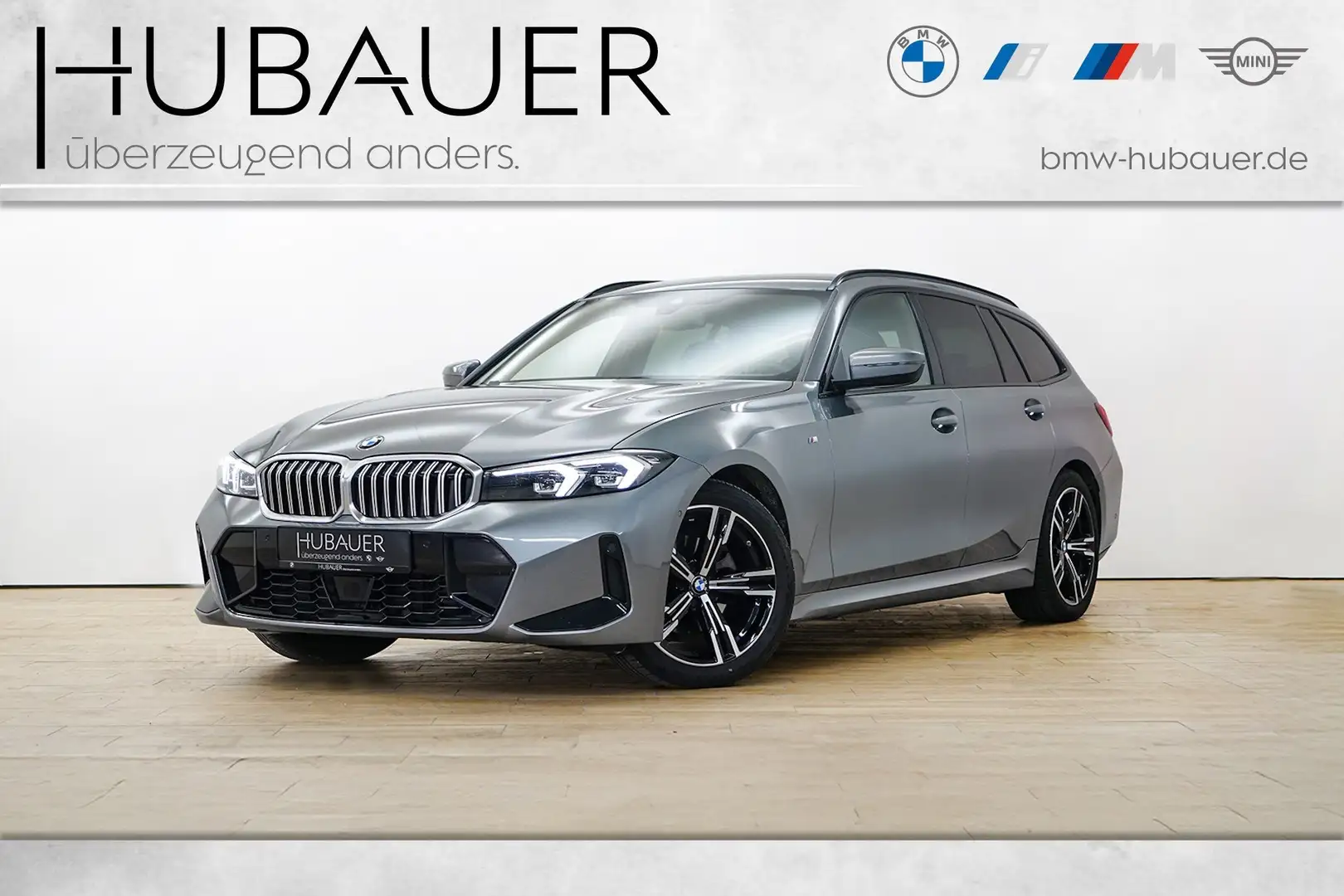 BMW 320 d Touring [M Sport, LC+, ACC, RFK, AHK, HiFi] Gris - 1