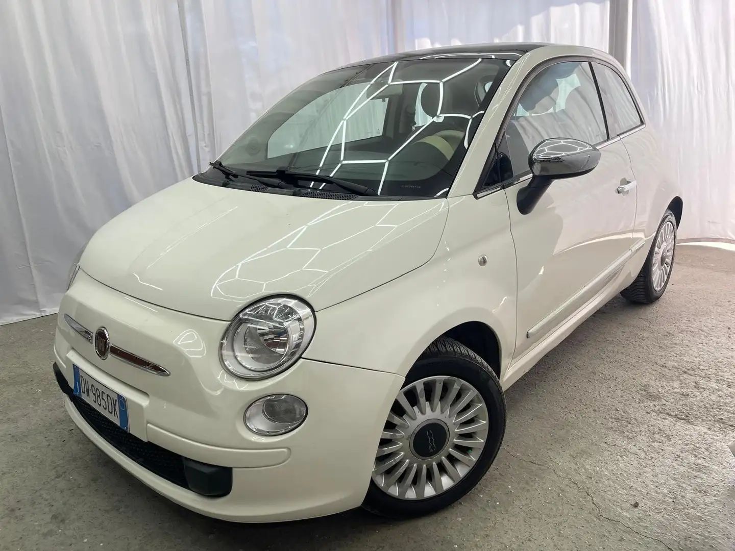 Fiat 500 1.2 LOUNGE FINANZIABILE SENZA BUSTA PERFETTA Bianco - 1