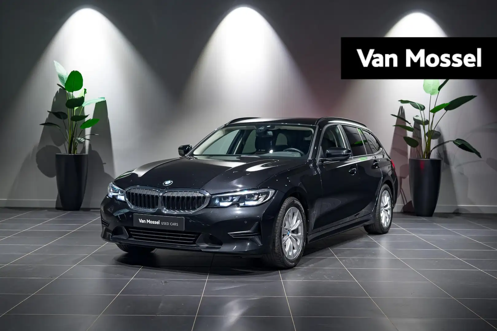 BMW 318 3-serie Touring 318dA (110 kW) ZETEL- EN STUURVERW Noir - 1