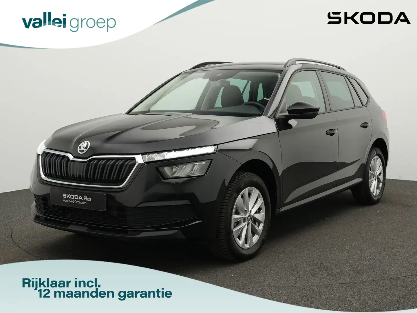 Skoda Kamiq 1.0 TSI 110 pk Ambition | Parkeersensoren achter | Noir - 1