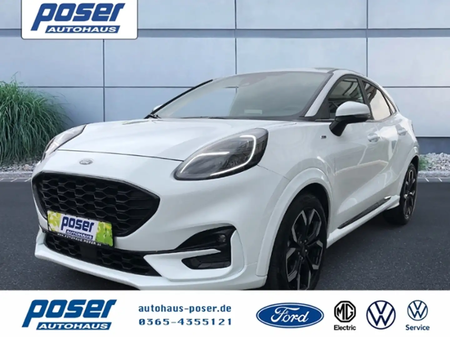 Ford Puma ST-Line X KLIMA LED NAVI ALU Blanc - 1