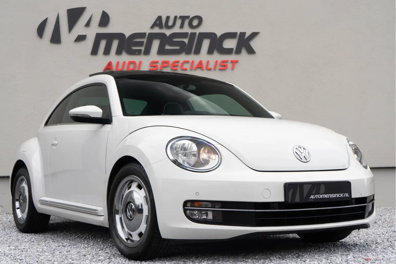 Volkswagen Beetle 1.2 TSI Design Leder/ Panoramadak/ Fender audio Wit - 1