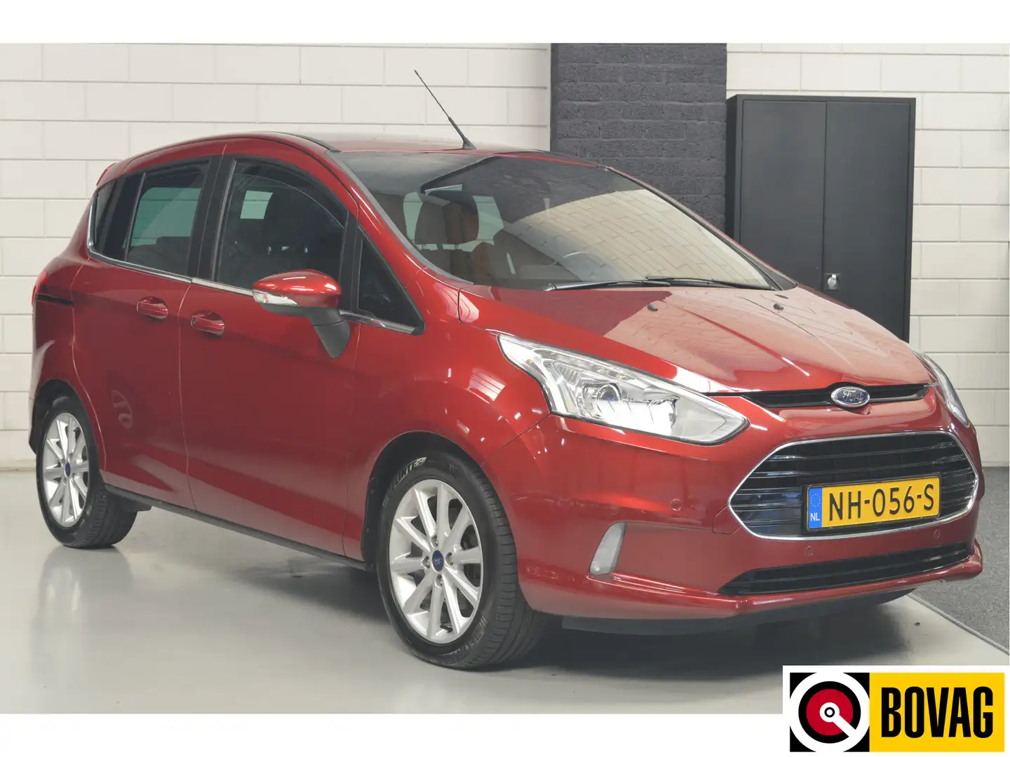 Ford B-Max 1.0 EcoBoost Titanium // 92.000 km // NAVI // PANO Rood - 1