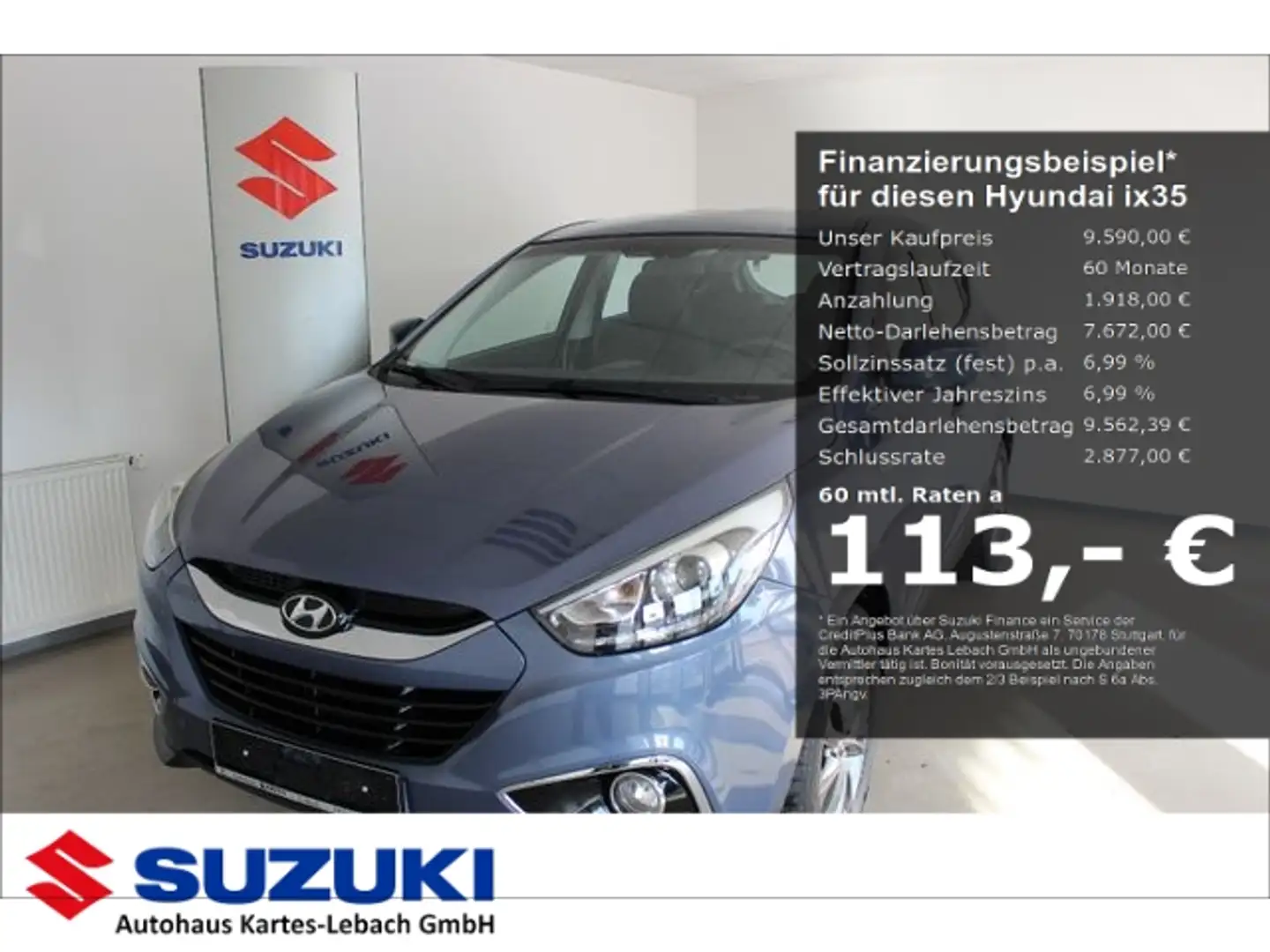 Hyundai iX35 1.6 GDI Classic 2WD Blau - 1