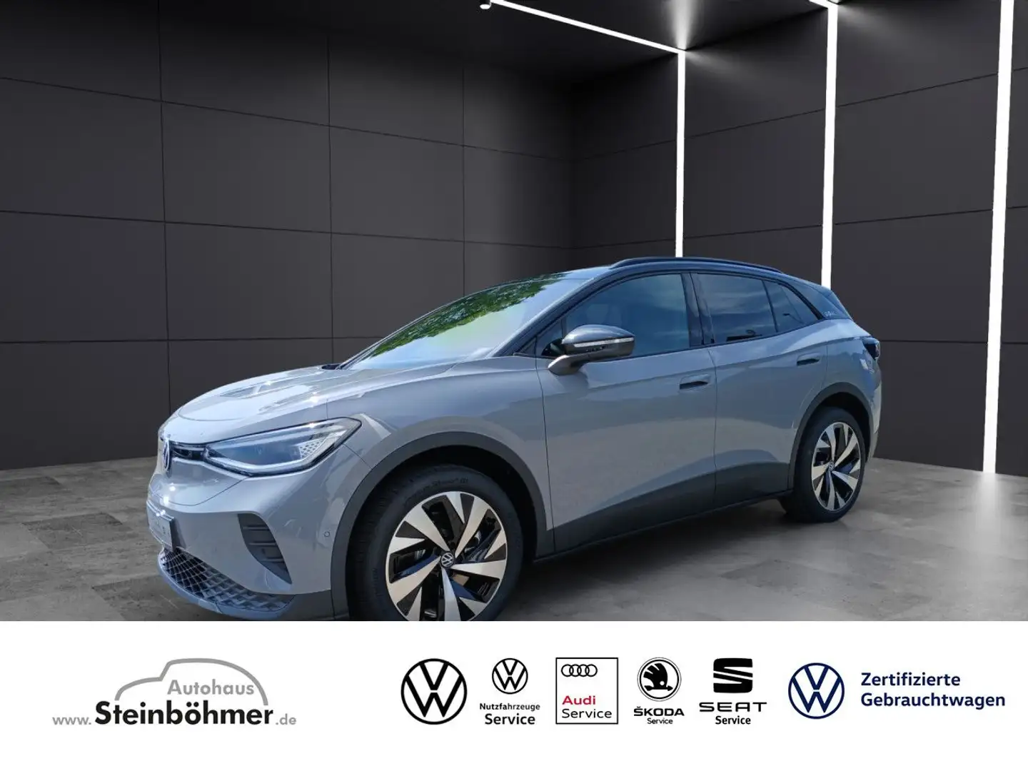 Volkswagen ID.4 Pro Goal 20" AHK IQ.Light Wärmepumpe Navi Grau - 1