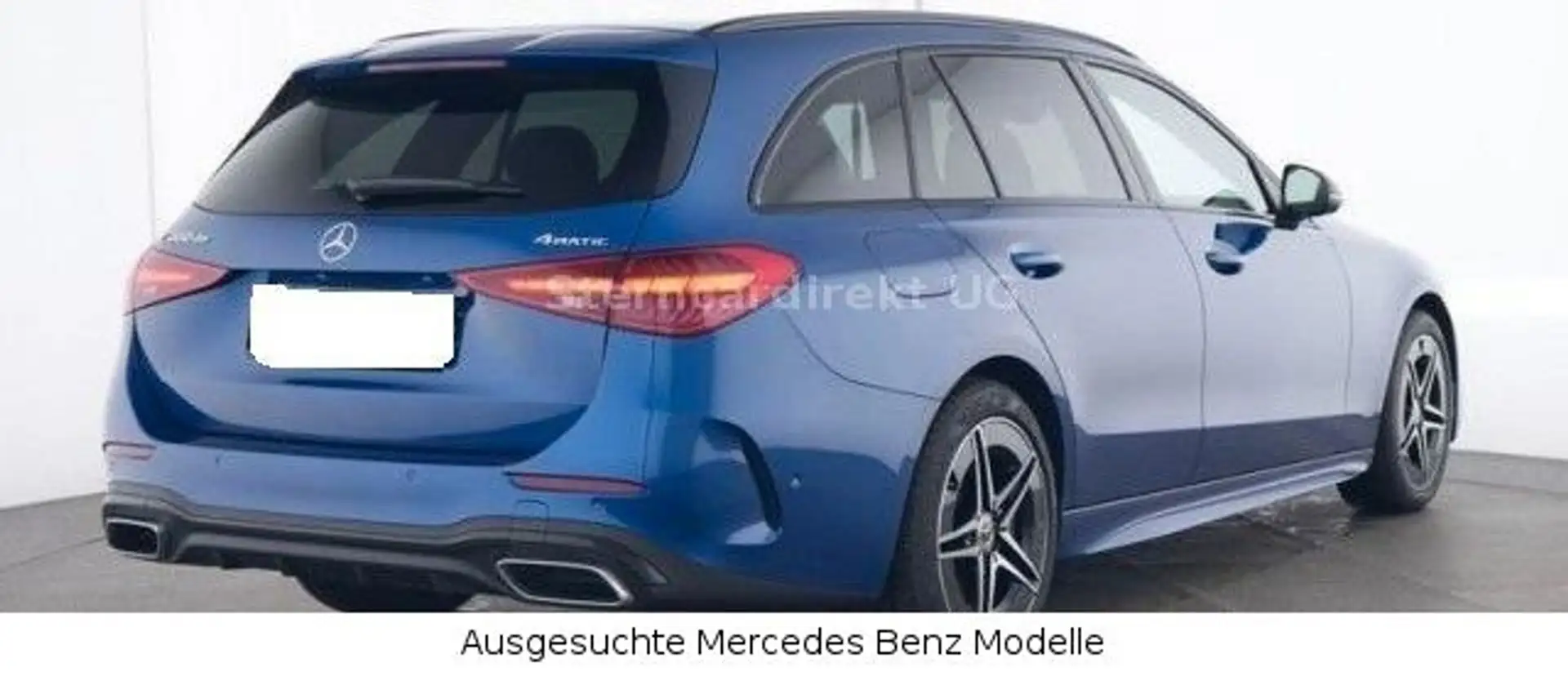 Mercedes-Benz C 300 de 4MATIC T AMG PANO DISTRO NIGHT Bleu - 2