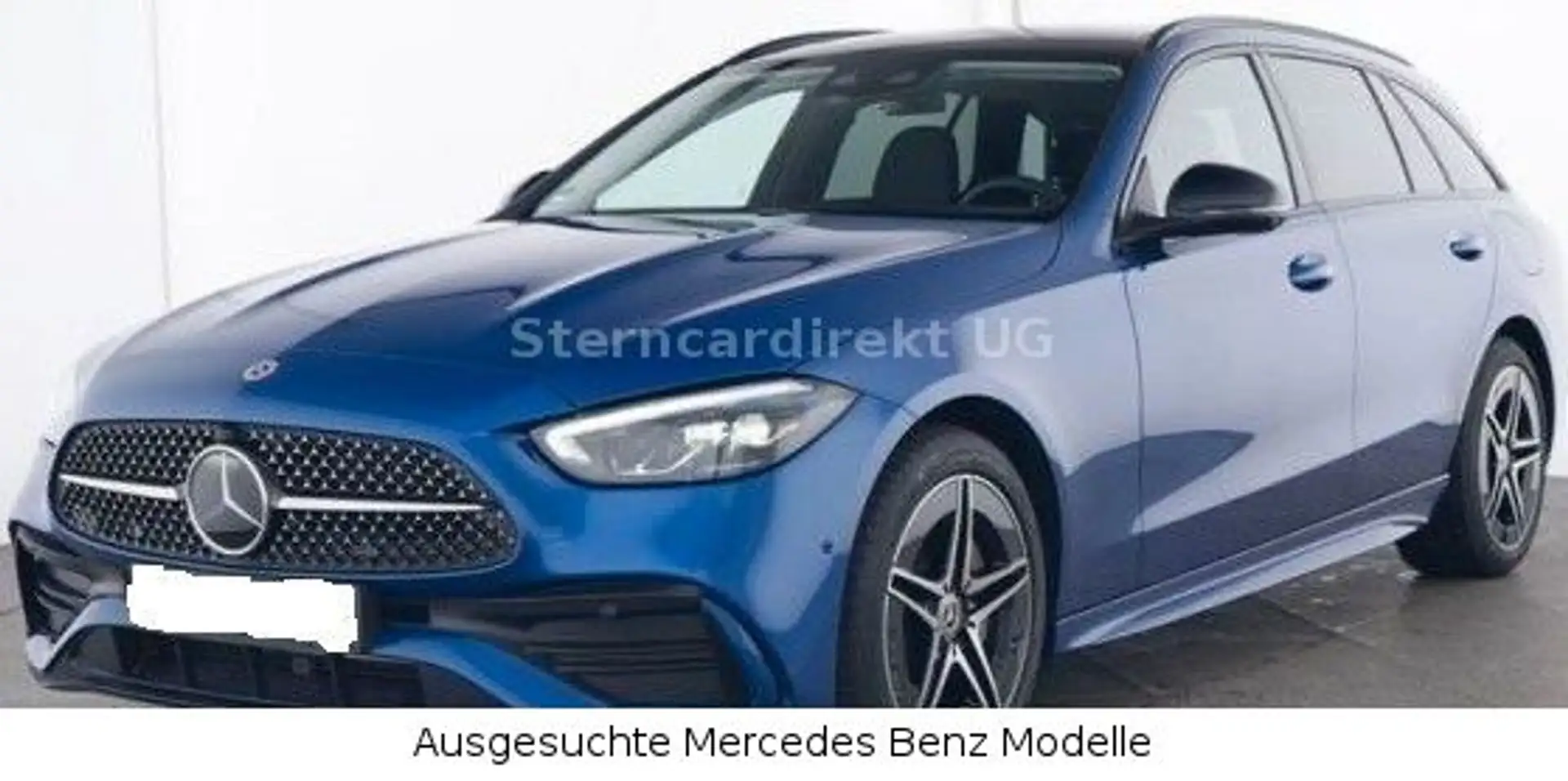 Mercedes-Benz C 300 de 4MATIC T AMG PANO DISTRO NIGHT Bleu - 1