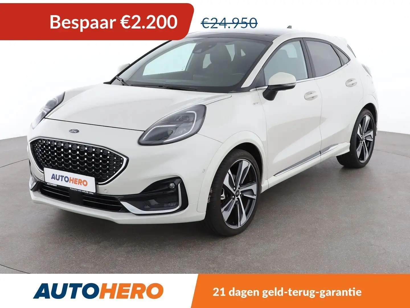 Ford Puma 1.0 EcoBoost ST-Line Vignale Wit - 1