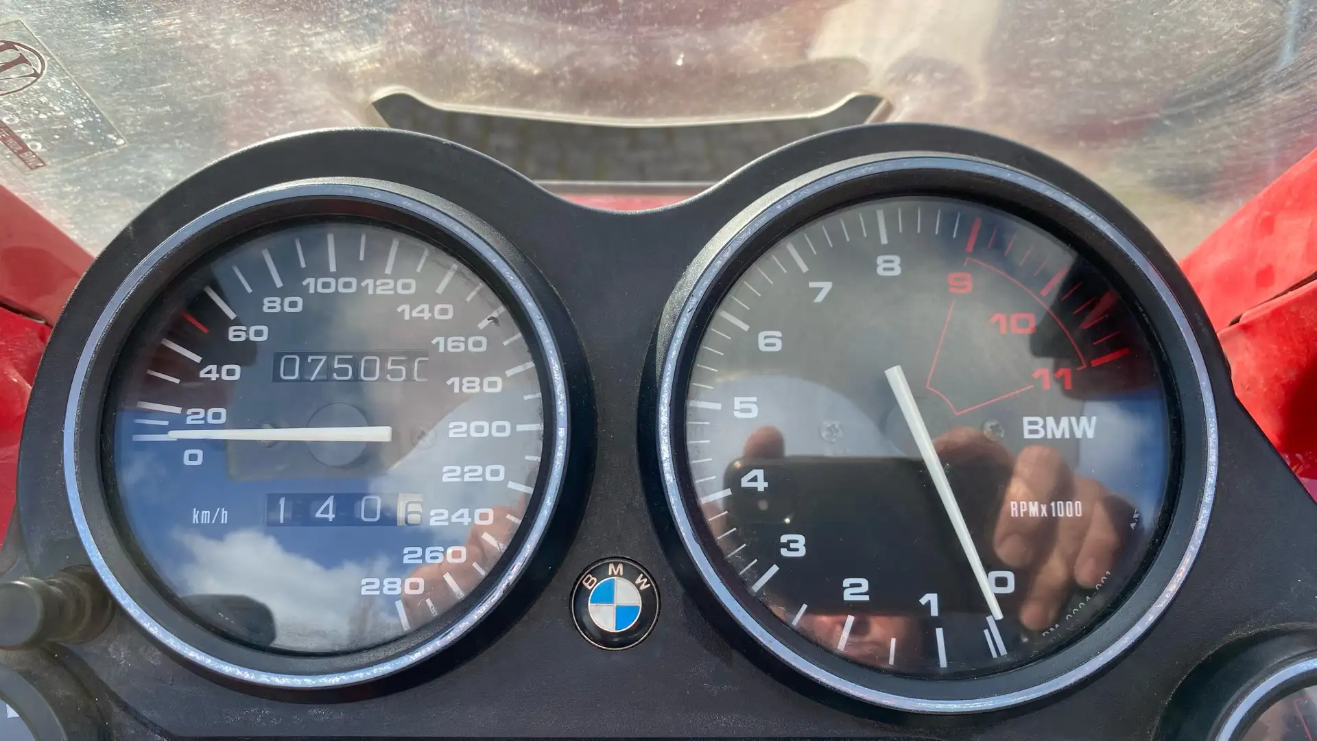 BMW K 1200 RS Katalysator, Seitenkoffer Червоний - 2