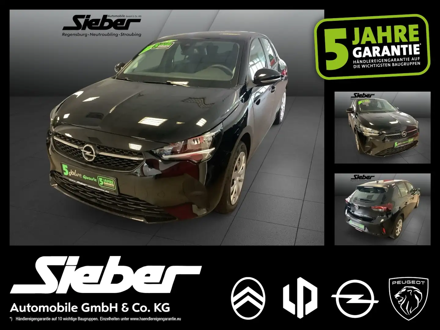 Opel Corsa-e Edition *Sitzheizung*Klimaanlage* Schwarz - 1