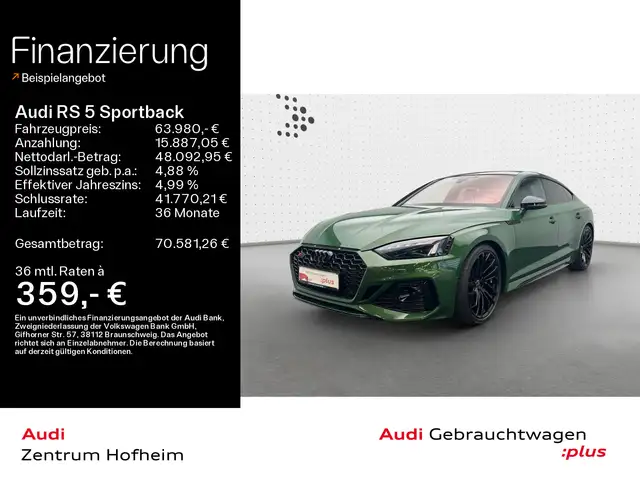 Audi RS5 *280 km/h*PANO*B&O*MATRIX*SAGA*HUD