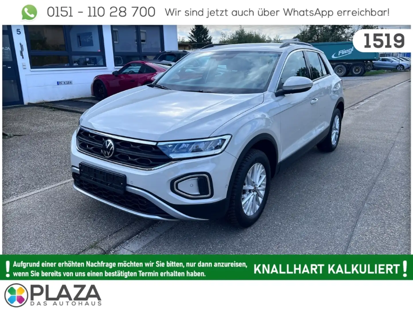 Volkswagen T-Roc 1.5TSI DSG Life DC AHK LED NAVI PDC SHZ Grau - 1