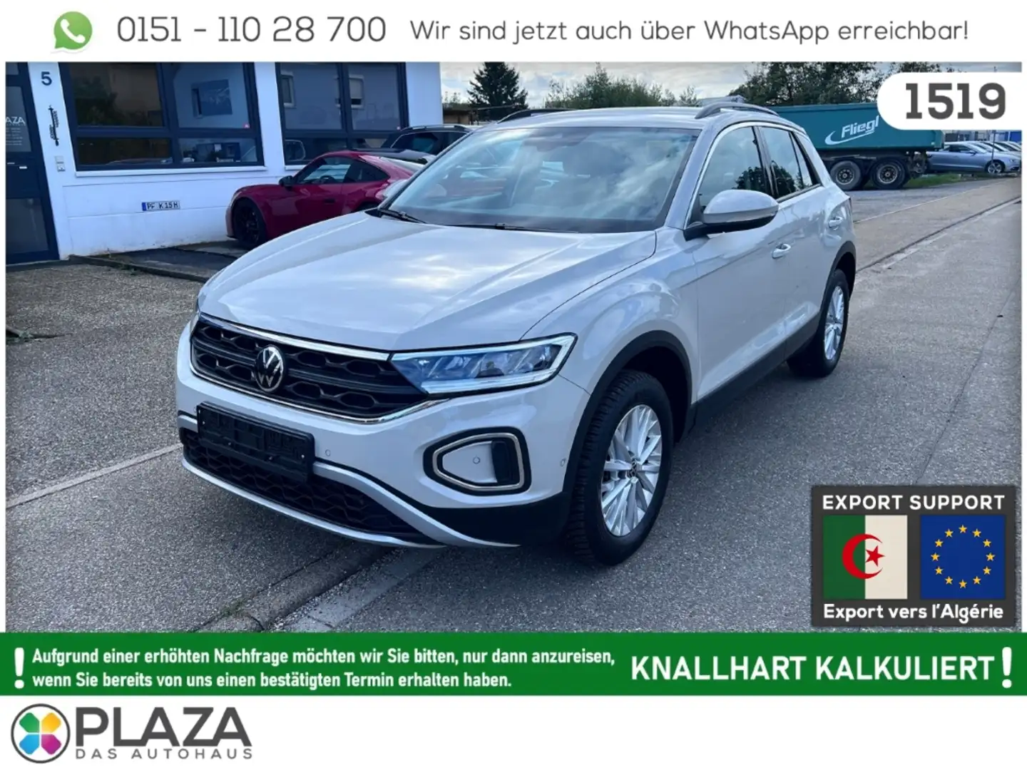 Volkswagen T-Roc 1.5TSI DSG Life DC AHK LED NAVI PDC SHZ Gris - 1