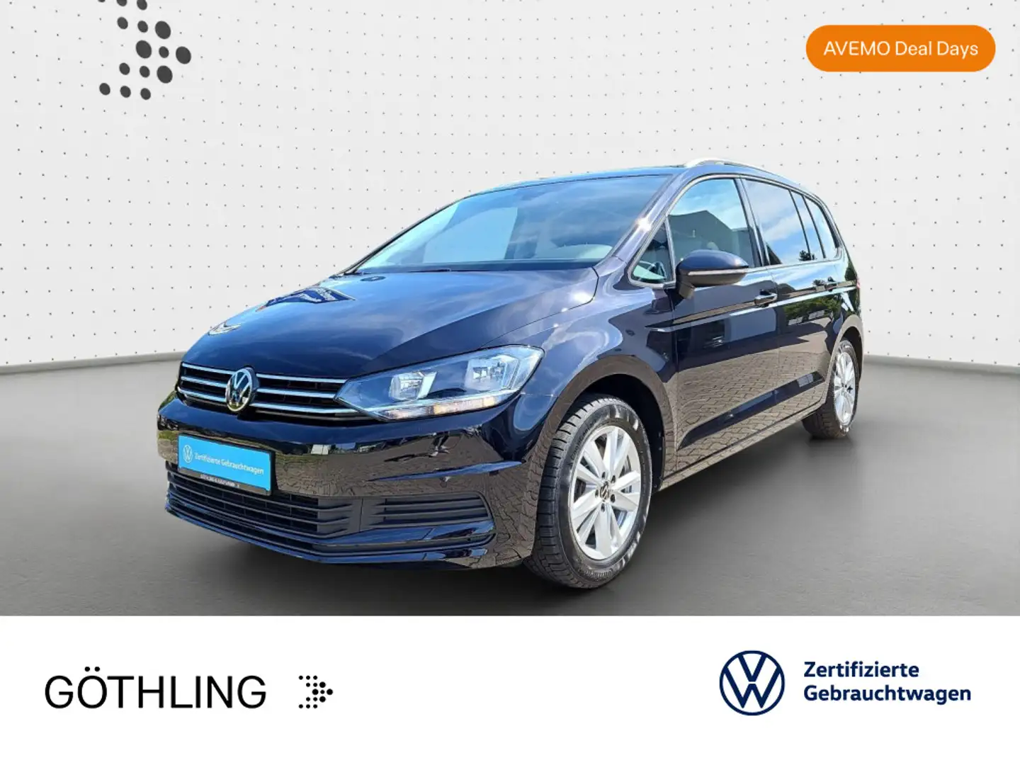 Volkswagen Touran 1.5 TSI DSG Comfortline*AHK*KAM*NAVI*7Si Schwarz - 1