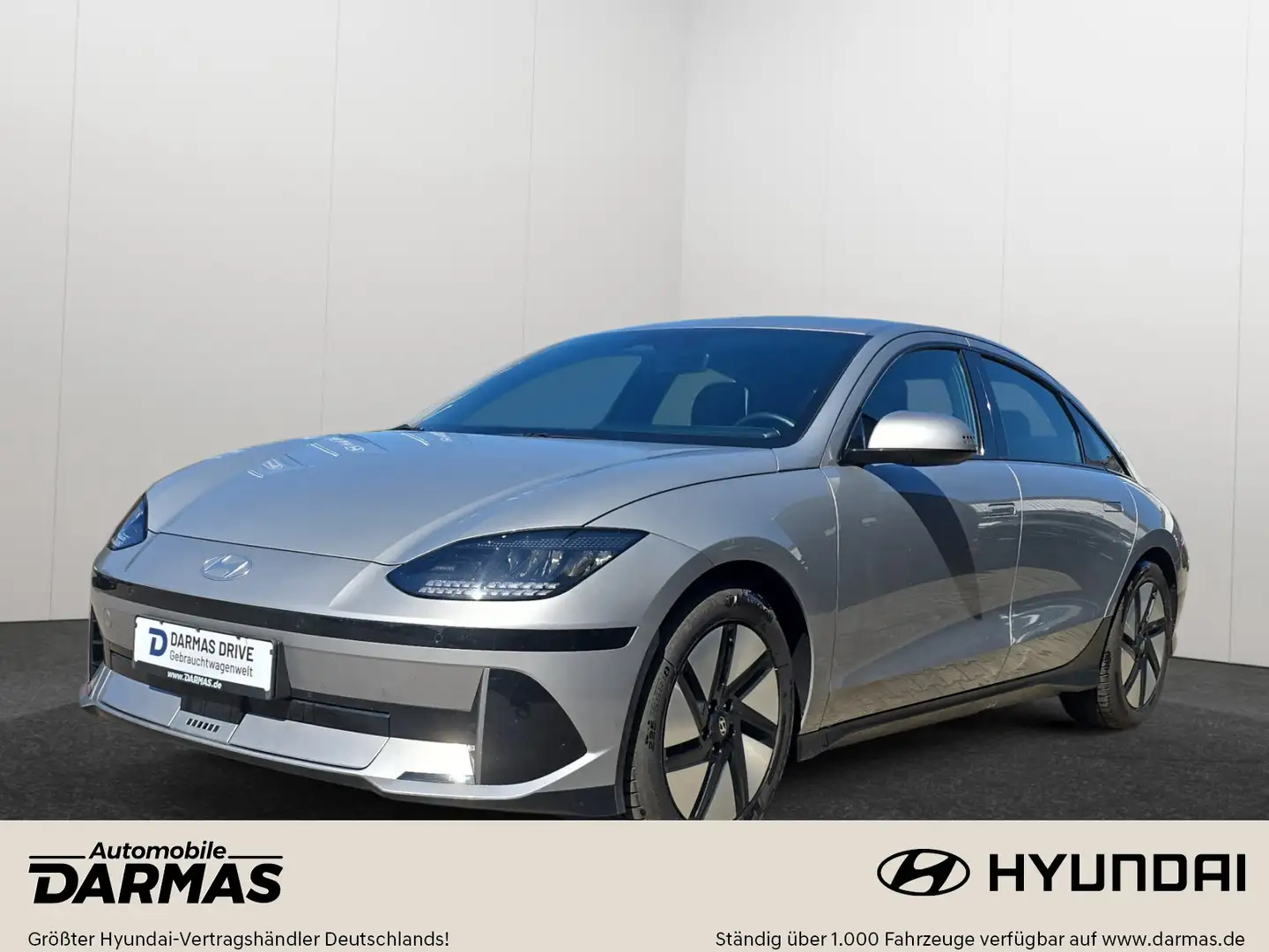 Hyundai IONIQ 6 IONIQ 6 Dynamiq Klimaaut. Navi Voll-LED Apple Zilver - 1
