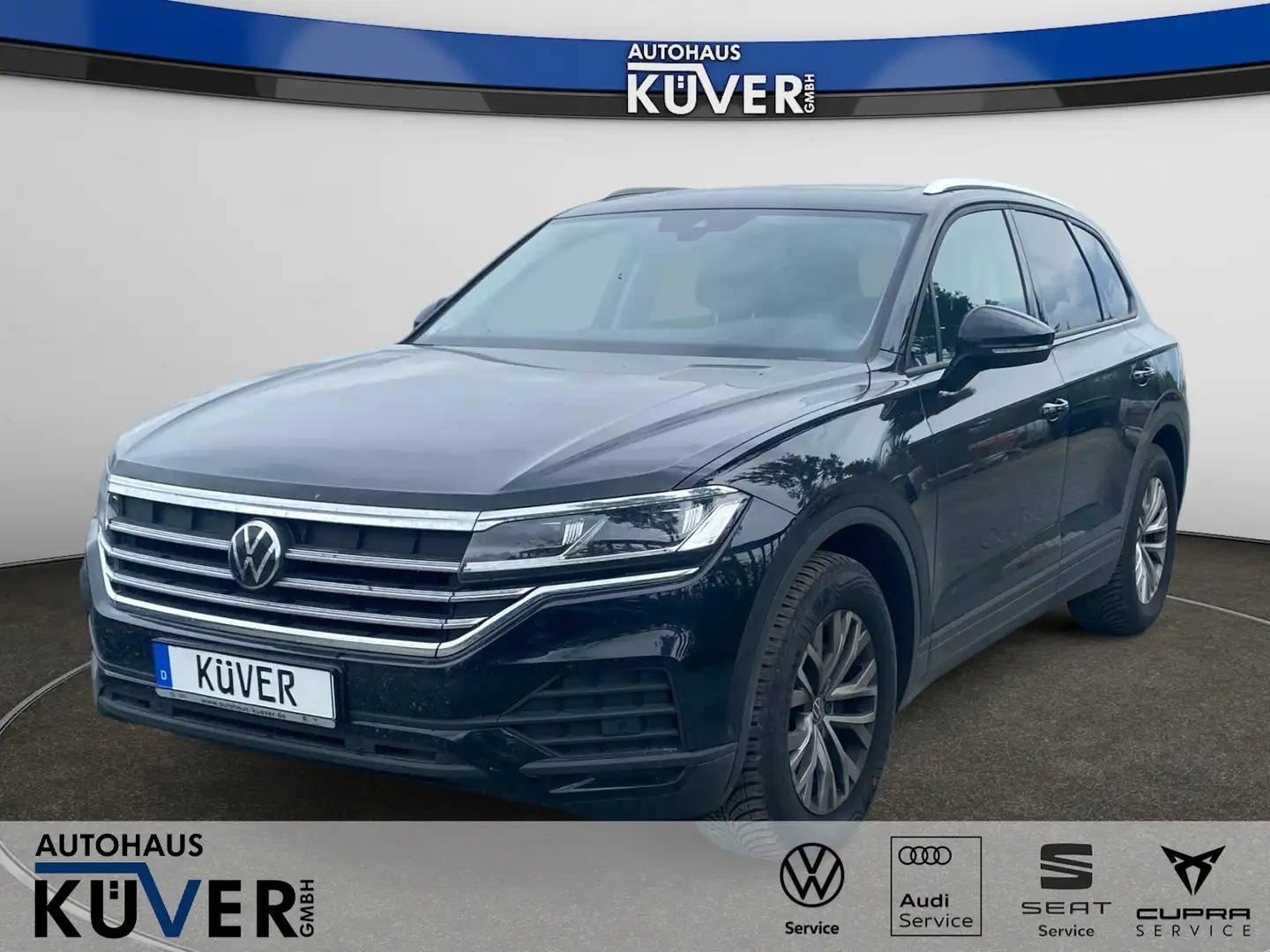 Volkswagen Touareg 3,0 TDI DSG 4M+Pano+Navi+Leder+ACC+18´´ Schwarz - 1