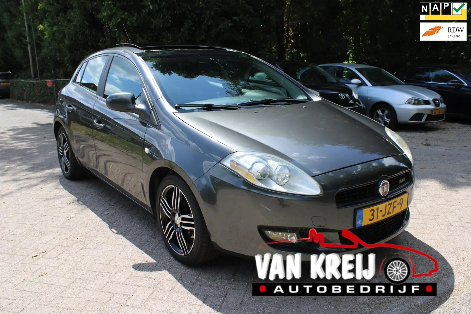 Fiat Bravo 1.4 T-Jet Corporate, Lm, Clima, Cruise, Panoramada Gri - 1