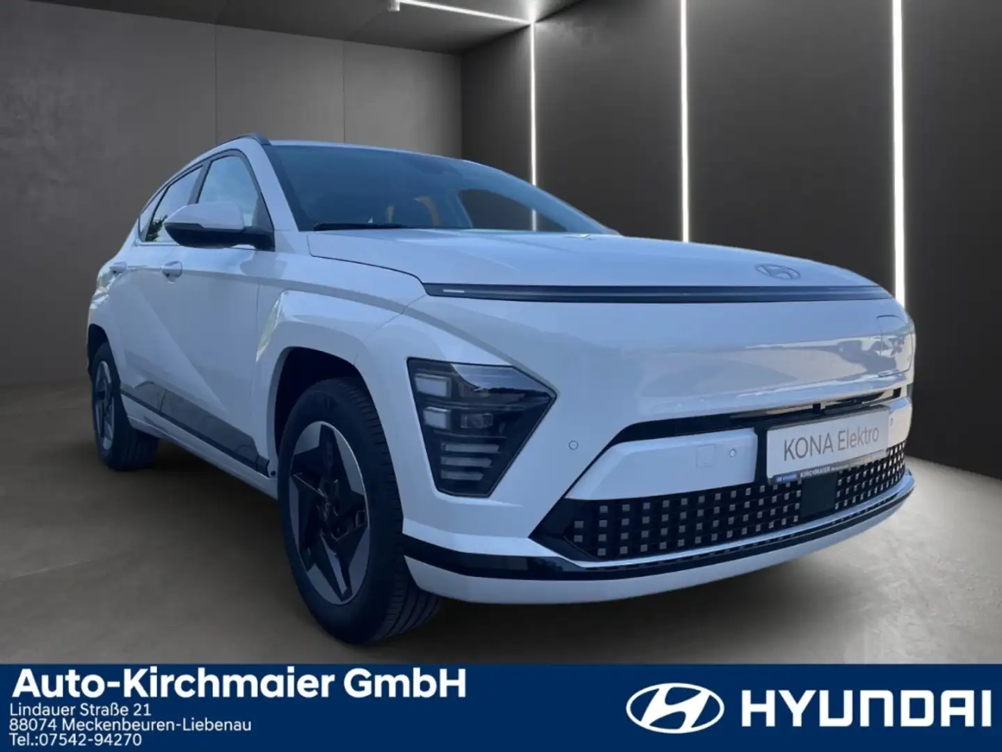 Hyundai KONA Trend Elektro 2WD 48kwh Navi Digitales Cockpit LED Blanc - 2