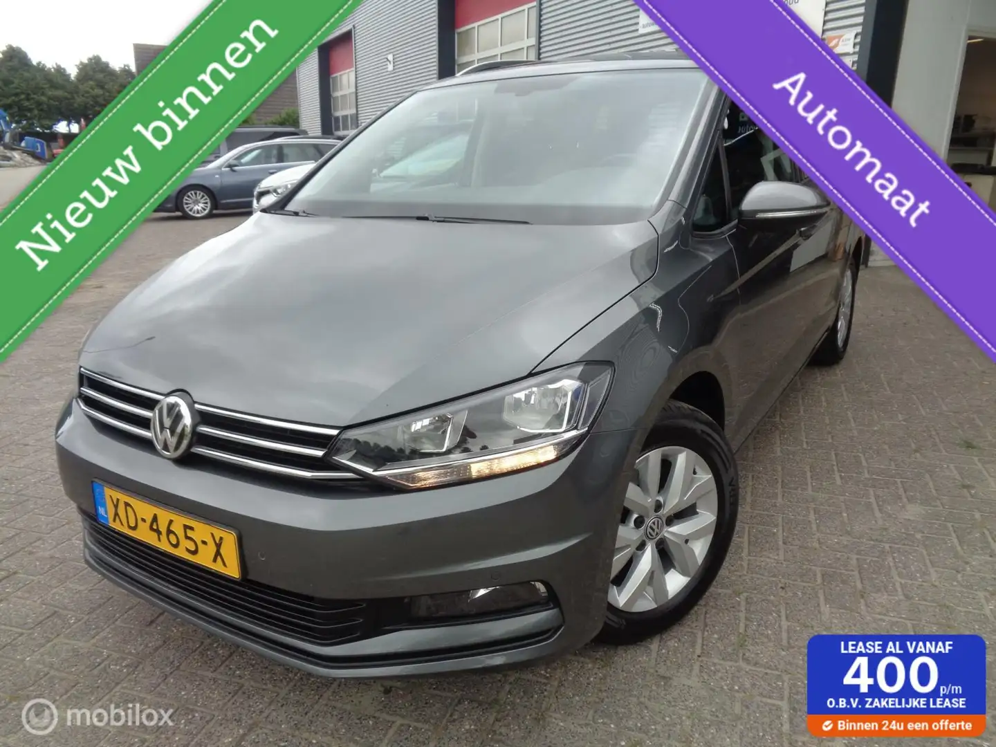 Volkswagen Touran 1.5 TSI Comfortline Business 7p/AUTOMAAT/Airco/Cru Серый - 1