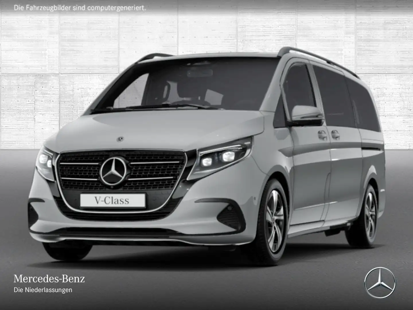 Mercedes-Benz V 250 d Lang STYLE+9G+AHK+StandHZ+Klimaautom.+Navi Gris - 2