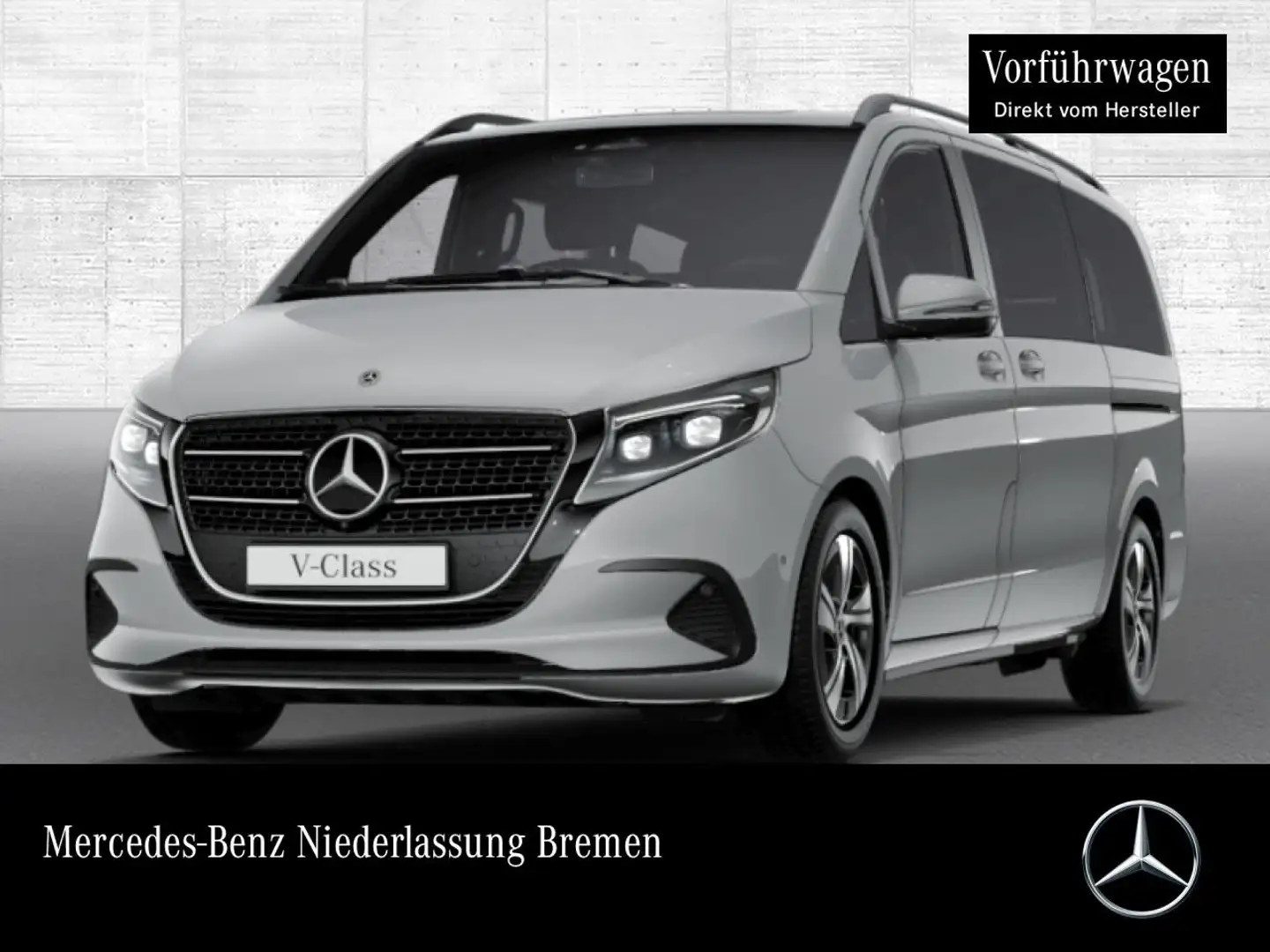Mercedes-Benz V 250 d Lang STYLE+9G+AHK+StandHZ+Klimaautom.+Navi Grau - 1